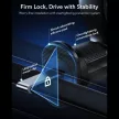 ESR OMNILOCK CRYOBOOST MAGNETIC MAGSAFE VENT CAR MOUNT WIRLESSS CHARGER QI2.2, 25W, autós tartó, fekete