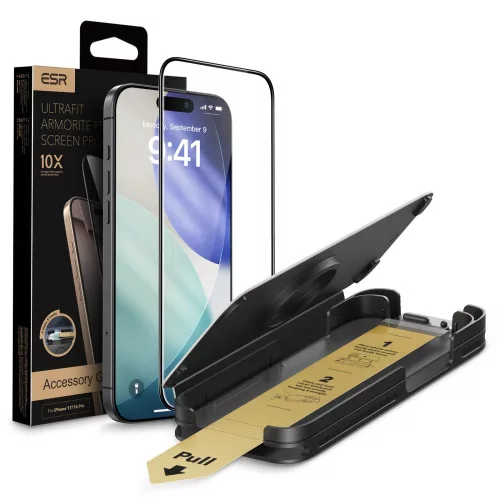ESR ULTRAFIT ARMORITE PRO edzett üvegfólia IPHONE 16 PRO / 17
