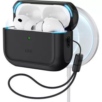 ESR Orbit HaloLock MagSafe case AirPods Pro 3, tok, fekete