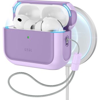   ESR ORBIT HALOLOCK MAGSAFE APPLE AIRPODS PRO 3 LAVENDER tok, lila
