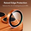 ESR ARMORITE CAMERA PROTECTOR IPHONE 14 PRO / MAX / 15 PRO / MAX / 16 PRO / MAX / 17 PRO / MAX ORANGE kameravédő, narancs