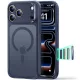 ESR Classic Hybrid MagSafe iPhone 17 Pro / 18 Pro tok, matt kék