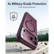 ESR Classic Hybrid Kickst MagSafe iPhone 17 Pro Max / 18 Pro Max tok, matt bordó