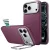 ESR Leather Kickst MagSafe iPhone 17 Pro / 18 Pro tok, bordó