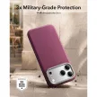 ESR Leather Kickst MagSafe iPhone 17 Pro / 18 Pro tok, bordó