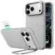 ESR Leather Kickst MagSafe iPhone 17 Pro Max / 18 Pro Max tok, szürke