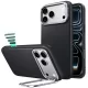 ESR Leather Kickst MagSafe iPhone 17 Pro / 18 Pro tok, fekete