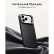ESR Leather Kickst MagSafe iPhone 17 Pro / 18 Pro tok, fekete