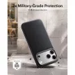 ESR Leather Kickst MagSafe iPhone 17 Pro Max / 18 Pro Max tok, fekete