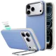 ESR Leather Kickst MagSafe iPhone 17 Pro / 18 Pro tok, világoskék