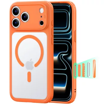   ESR Classic Hybrid MagSafe iPhone 17 Pro Max / 18 Pro Max tok, matt narancssárga