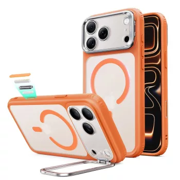   ESR Classic Hybrid Kickst MagSafe iPhone 17 Pro / 18 Pro tok, matt narancssárga