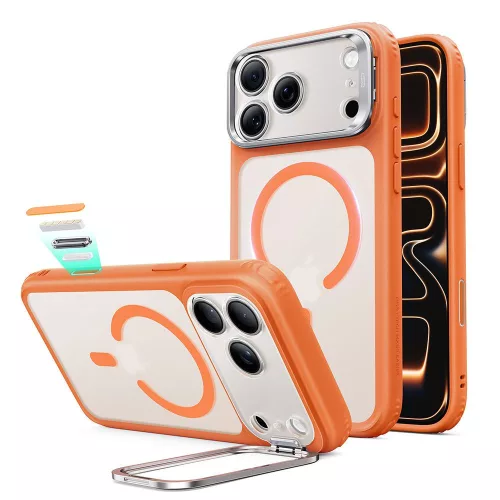 ESR Classic Hybrid Kickst MagSafe iPhone 17 Pro / 18 Pro tok, matt narancssárga