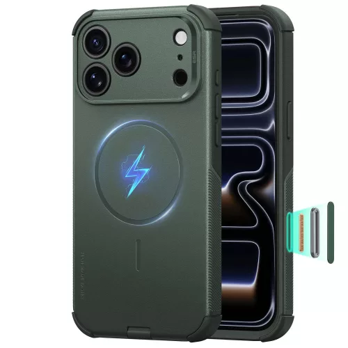 ESR Cyber Tough MagSafe iPhone 17 Pro / 18 Pro tok, zöld