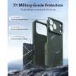 ESR Cyber Tough Kickst MagSafe iPhone 17 Pro / 18 Pro tok, zöld