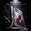 ESR Classic Hybrid MagSafe & iPhone 17 Pro / 18 Pro üvegfólia, átlátszó