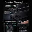 ESR Classic Hybrid MagSafe & iPhone 17 Pro / 18 Pro üvegfólia, átlátszó-fekete