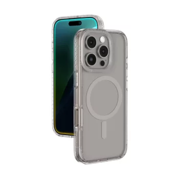   AmazingThing Titan Pro Mag Case Magnetic Ring iPhone 16 Pro Max tok, szürke