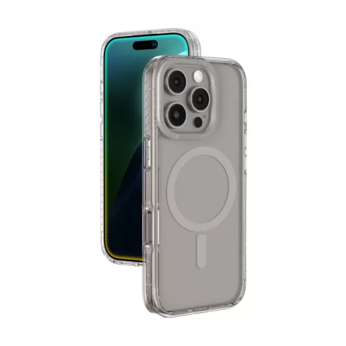 AmazingThing Titan Pro Mag Case Magnetic Ring iPhone 16 Pro Max tok, szürke