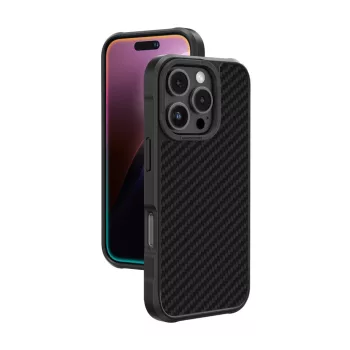   AmazingThing Titan Max Case 1500D Aramid Fibers iPhone 16 Pro Max tok, fekete