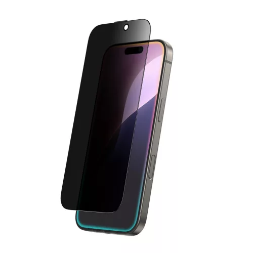 AmazingThing Radix Privacy Glass Privacy Tempered Glass iPhone 16 Plus betekintésvédő edzett üvegfólia
