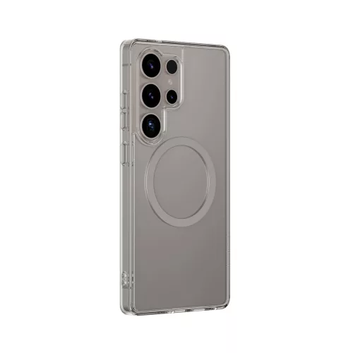 AmazingThing Minimal Mag Case with Magnetic Ring Samsung Galaxy S25 Ultra tok, szürke