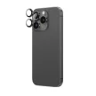 AmazingThing AR Aluminum 3 Lens Glass with Camera Lens Frame iPhone 16 Pro / 16 Pro Max kameravédő, fekete