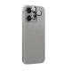 AmazingThing AR Aluminum 3 Lens Glass with Camera Lens Frame iPhone 16 Pro / 16 Pro Max kameravédő, ezüst