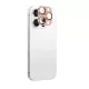 AmazingThing Aviation-Grade Alloy Tempered Glass Lens iPhone 16 Pro / 16 Pro Max Camera Lens kameravédő, rozéarany