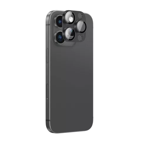 AmazingThing Aviation-Grade Alloy Lens iPhone 16 Pro / 16 Pro Max Camera Lens kameravédő, fekete