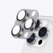 AmazingThing Aviation-Grade Alloy Tempered Glass Lens iPhone 16 Pro / 16 Pro Max Camera Lens kameravédő, ezüst