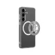 AmazingThing Minimal Mag Case with Magnetic Ring and Magnetic Ring Samsung Galaxy S25+ tok, átlátszó