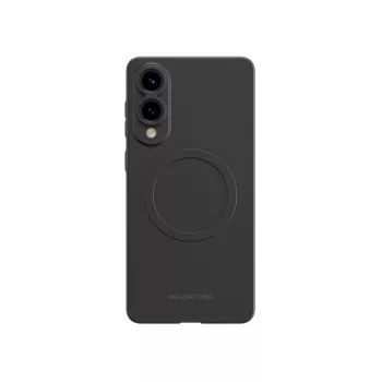   AmazingThing Minimal Air Case with Magnetic Ring Samsung Galaxy S25 Edge tok, fekete