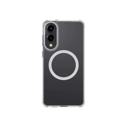AmazingThing Minimal Mag Case with Magnetic Ring Samsung Galaxy S25 Edge tok, átlátszó