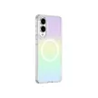 AmazingThing Minimal Mag Case with Magnetic Ring Samsung Galaxy S25 Edge tok, Iridescent