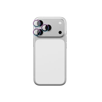   AmazingThing Lens Glass iPhone 17 Pro / Pro Max with Rainbow Aluminum keret