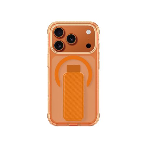 AmazingThing Titan Pro Holder Drop Proof Case 3 Lens iPhone 17 Pro Max ütésálló tok, narancs