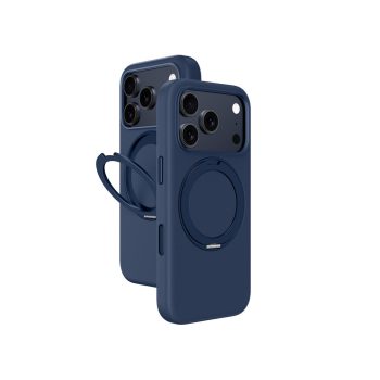 AmazingThing Cloudie iPhone 17 Pro Max Case Stand tok, kék