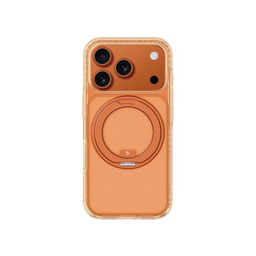 AmazingThing Titan Pro Spin Drop Proof Case 3 Lens iPhone 17 Pro ütésálló tok, narancs