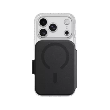   AmazingThing Titan Pro Lens Flip Set Wallet, MagSafe iPhone 18 Pro Max tok, fekete