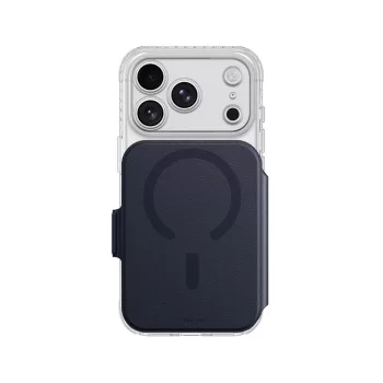   AmazingThing Titan Pro Lens Flip Set Wallet, MagSafe iPhone 18 Pro Max tok, sötétkék