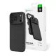 AmazingThing Titan Max Lens Aramid FiberCamera Cover, MagSafe iPhone 18 Pro Max tok, fekete