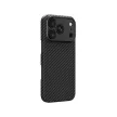 AmazingThing Titan Max Lens Aramid FiberCamera Cover, MagSafe iPhone 18 Pro Max tok, fekete
