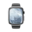 AmazingThing Radix Glass Screen Protector Case Apple Watch Series 11 46mm, tok, átlátszó