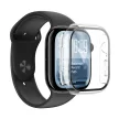 AmazingThing Radix Glass Screen Protector Case Apple Watch Series 11 46mm, tok, átlátszó