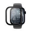AmazingThing Radix Glass Screen Protector Case Apple Watch Series 11 42mm, tok, fekete