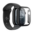 AmazingThing Radix Glass Screen Protector Case Apple Watch Series 11 42mm, tok, fekete