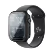 AmazingThing Radix Glass Screen Protector Case Apple Watch Series 11 42mm, tok, fekete