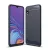 Carbon Case Flexible Samsung Galaxy A10 hátlap, tok, kék
