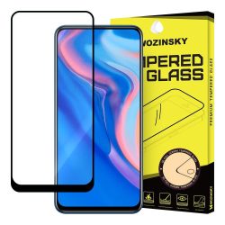   Wozinsky Huawei P Smart Z / P Smart Pro (2019) / Honor 9X Glass Screen 5D Full Glue teljes kijelzős edzett üvegfólia (tempered glass), 9H keménységű, tokbarát, fekete
